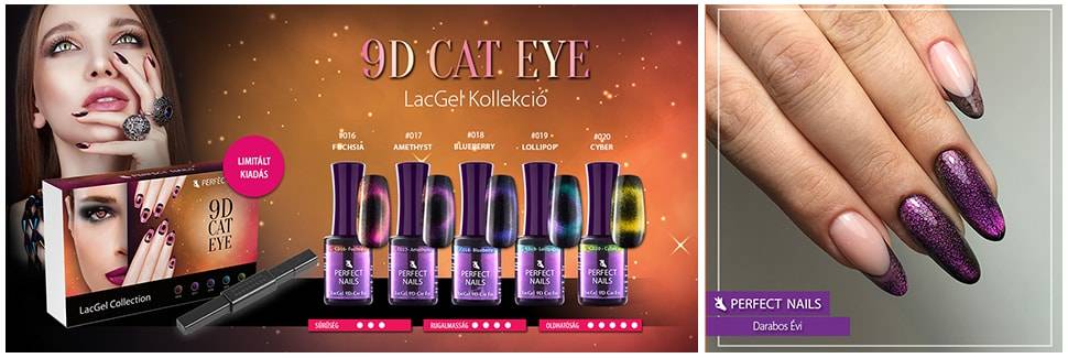 LacGel Cat Eye 9D Gél Lakk szett