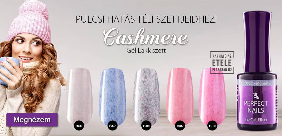 LacGel Effect Cashmere Gél Lakk Szett