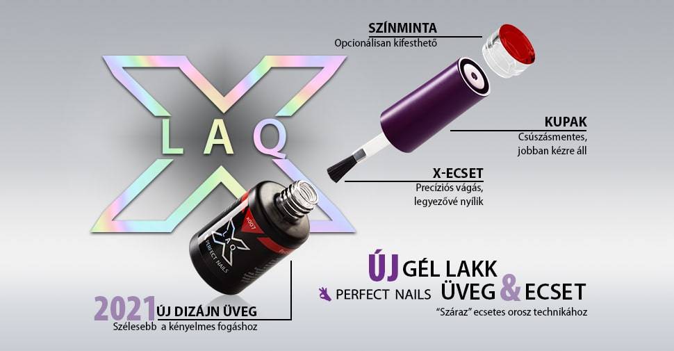 LacGel LaQ X - The Red Classics Gél Lakk Szett
