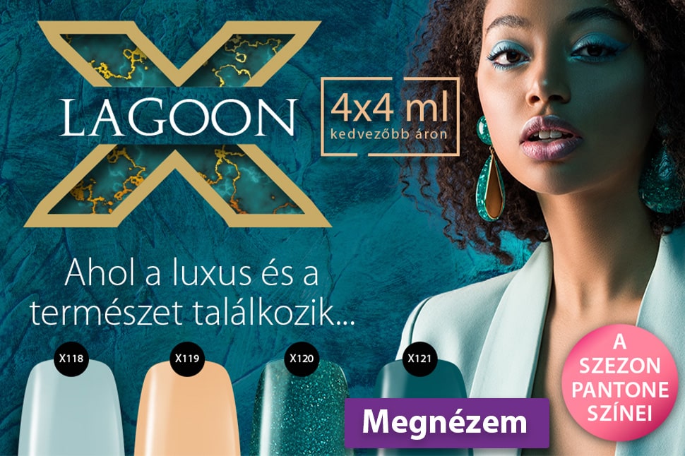 LacGel LaQ X - Lagoon Gél Lakk Szett