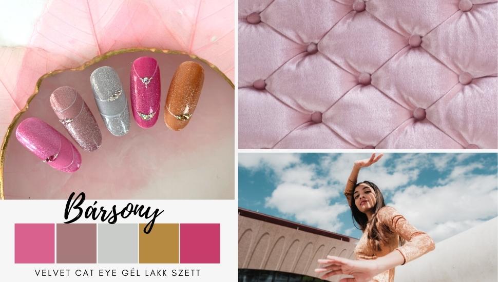 LacGel Velvet Cat Eye Gél Lakk Szett