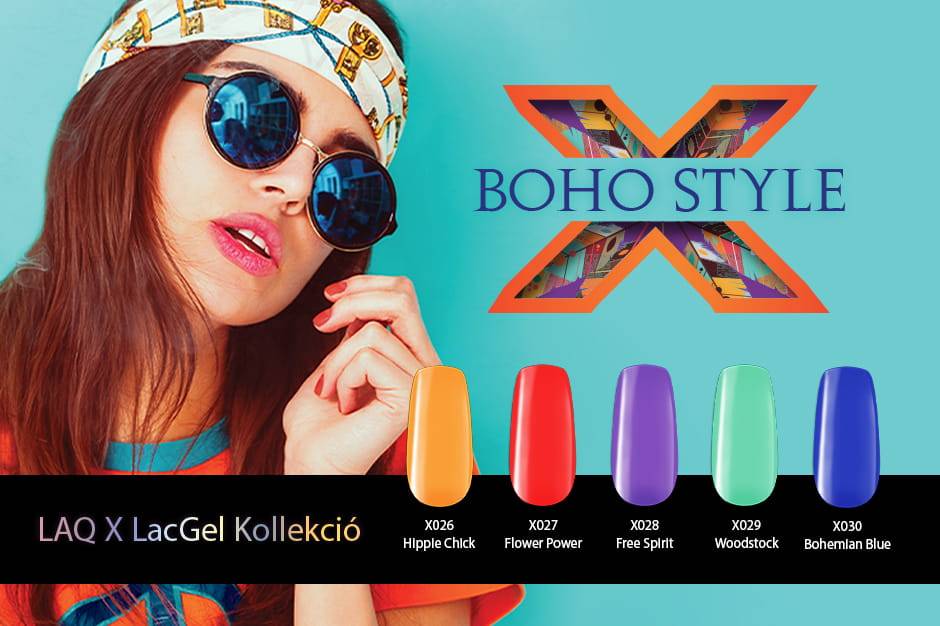 LacGel LaQ X - Boho Style Gél Lakk Szett