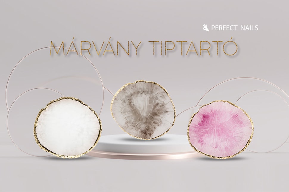 Márvány Tiptartó - Fehér