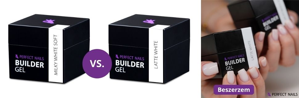 Milky White Soft Builder Gel - Építő Zselé 50g