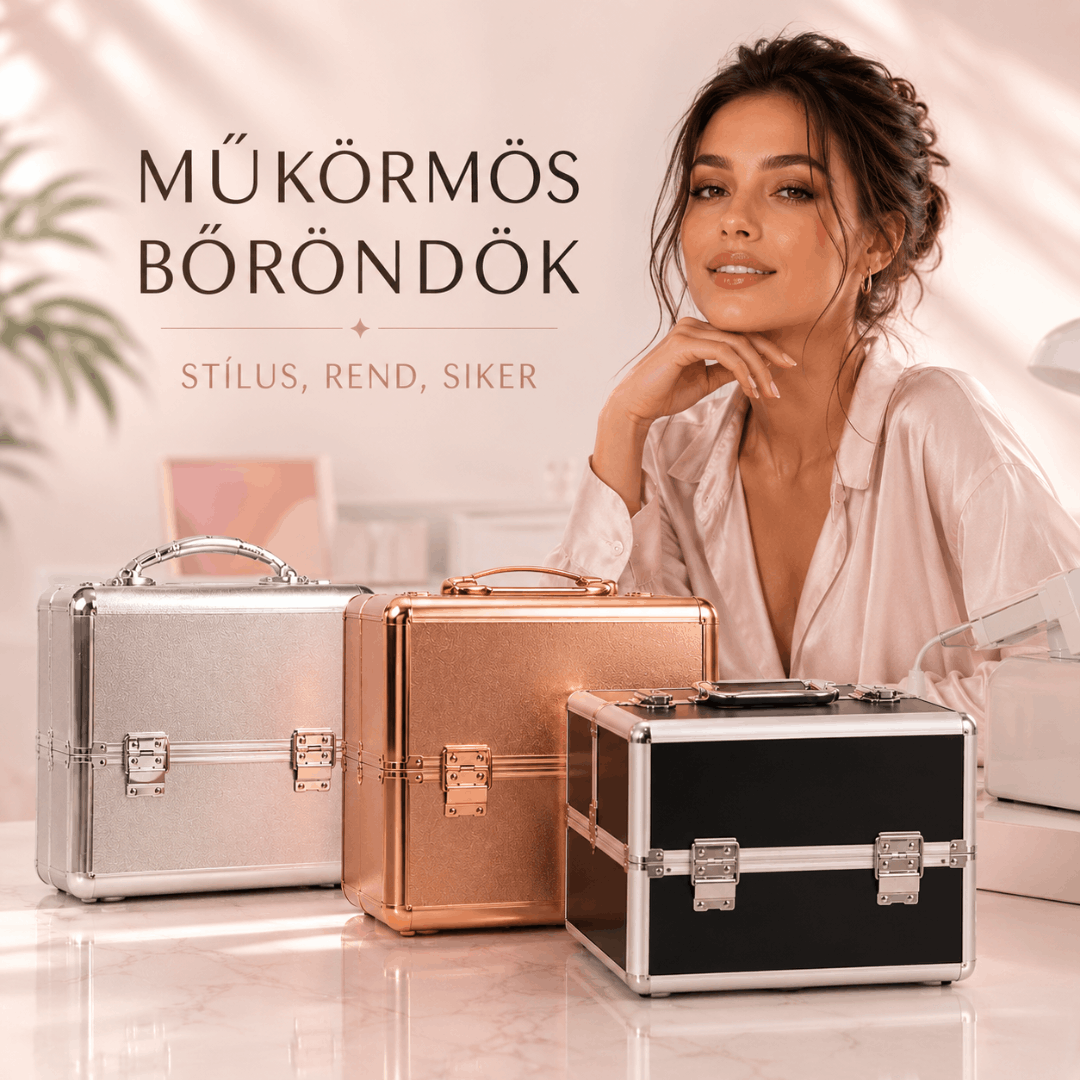 Műkörmös bőröndök a Perfect Nails Shop kínálatában