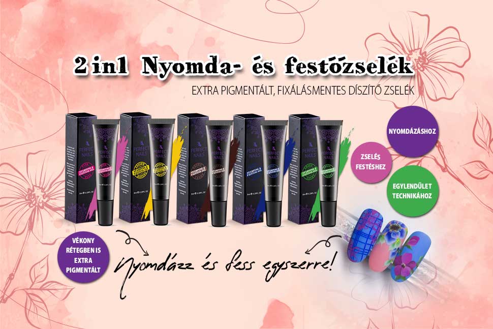 2 in 1 NYOMDA- ÉS FESTŐZSELÉ - ZÖLD