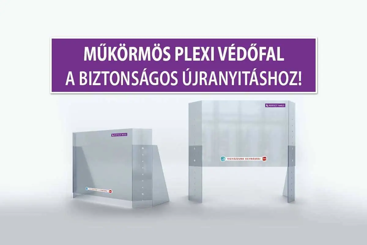 Plexi védőfal a biztonságos újranyitáshoz!