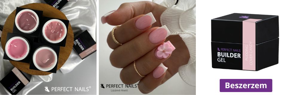 Pudding Cover Gel - Építőzselé - Cover Candy 50g
